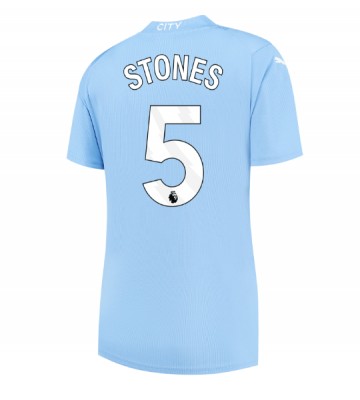 Manchester City John Stones #5 Hemmatröja Dam 2023-24 Kortärmad
